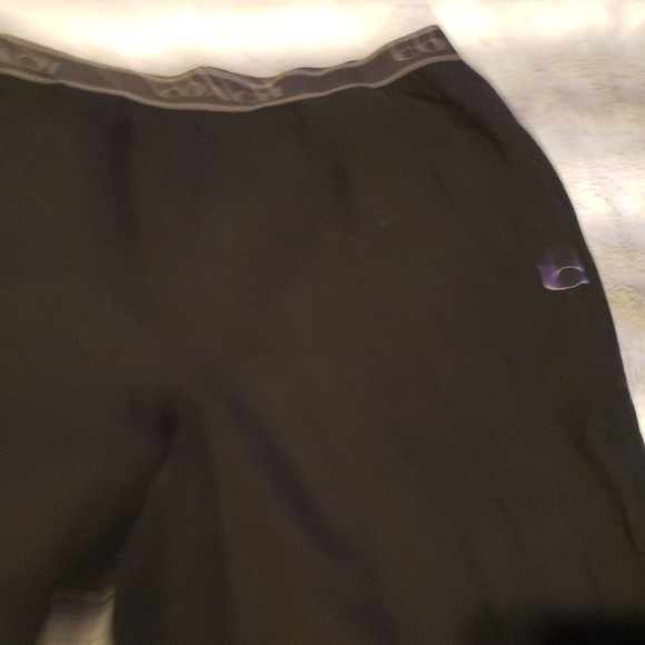 Coach Women’s Black Casual Lounge Pants w/ Silver “C” Logo Large NWOT - Picture 8 of 12